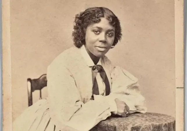 Historical photograph of seated woman